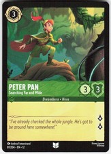 Peter Pan Searching Far and Wide 81/204 Wilds Unknown Disney Lorcana