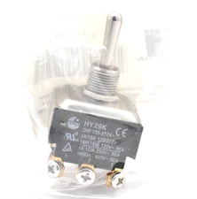 POWER FIRST 2VLP3 TOGGLE SWITCH: 3PDT, SCREW TERMINALS CONNECTION