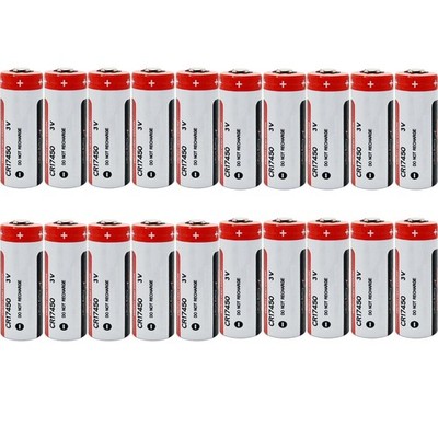 20pcs CR17450 2400mAh 3V Battery For EVE CR17450 PLC Industrial Control Battery