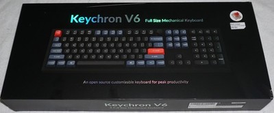Keychron V6 Full Size Wireless Mechanical Keyboard V6-D1 NEW