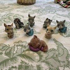 Puppy And Kitty In my Pocket Bundle, Fuzzy Flocked Vintage