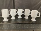 Vintage White Milk Glass Pedestal Mug (5) — photo 1