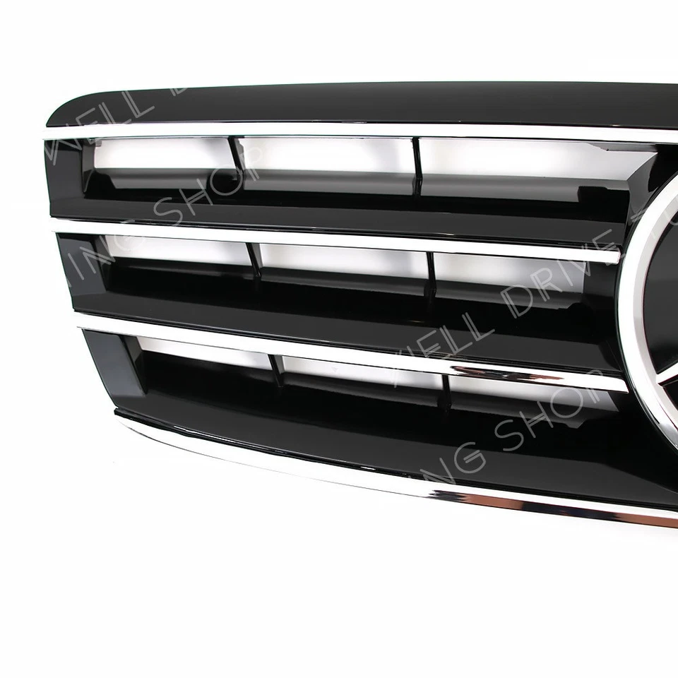 Chrome Front Grille W/Star For Mercedes Benz W203 01-07 C200 C230 C240 C280 C320 - Image 4 of 4