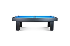7 foot Slate Billiard Ebony Pool Table with Professional 1" Thick 3 pcs Slate