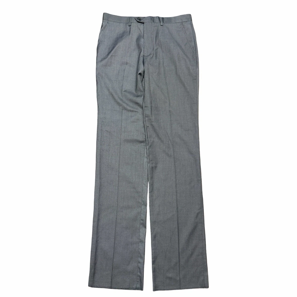 Pantalon Habillé Homme Dolce & Gabbana - Laine Et Coton - Gris - Tailles 36, 38, 42 - Neuf Avec étiquettes - Fabriqué En Italie