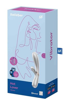 Satisfyer Hot Lover Silver / Champagne Klitoris Kitzler Rabbit Silikon