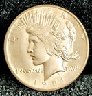 1921 Peace Dollar MS ++ Fabulous Strike Key Date 100% Original Coin