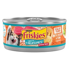 Purina Friskies Wet Cat Food: Chicken, Tuna & Scallop Gravy, 24x 5.5oz Cans 3.56 per gallon