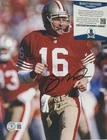Joe Montana Signed 8x10 Photo – 49ers NFL Action Shot – Authenticated