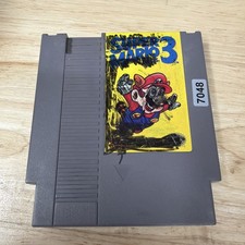 Super Mario Bros. 3 Nintendo NES Tested Working Writing On Label