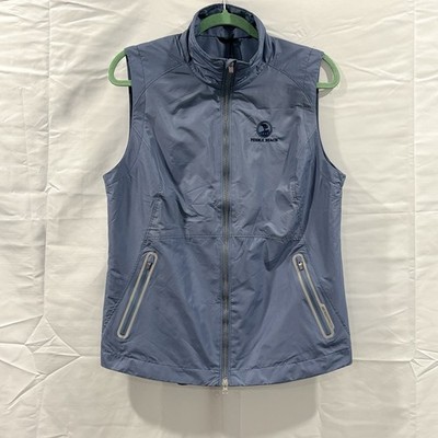 Zero Restriction Vest Womens Wanda Nautilus Blue Pebble Beach Golf Lightweight L