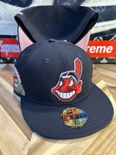 New Era Unreleased Chief Wahoo Cleveland Indians Pink UV Cancer 7 1/4 Rare