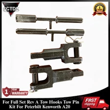 A20-6013 Full Set Rev A Tow Hooks Tow Pin Kit For Peterbilt Kenworth A20 65-6000