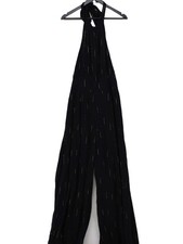 Oliver Bonas Women's Jumpsuit UK 18 Black Viscose with Other, Polyester Jumpsuit