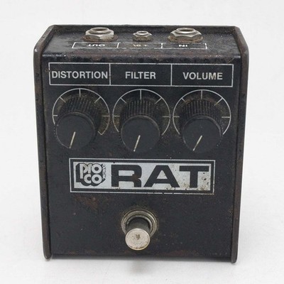 Pro Co RAT White Face Distortion Guitar Pedal Vintage 1985 Used | eBay