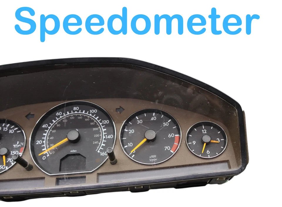 Cuadro de instrumentos velocímetro 90-02 Mercedes SL500 SL320 R129 A1294403811 OEM Foto 3 de 4