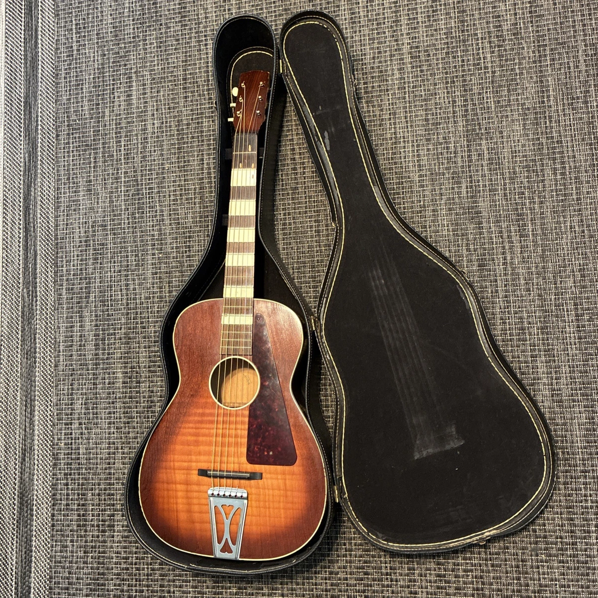 harmony silver tone ヴィンテージ　フルアコ　ハードケース付き harmony guitar case products for sale | eBay