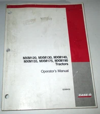 Case IH MXM120/130/140/155/175 & MXM190 Tractor Operators Manual 82998430 OEM!