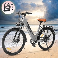 750W E-Bike 26" FatTire 36V 10Ah Electric Bicycle Peak Motor 25MPH Adult Ebike.
