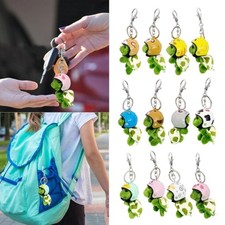 Helmet Sea Turtle Keychain Plush Key Chain Women Key Holder Tortoise Pendant