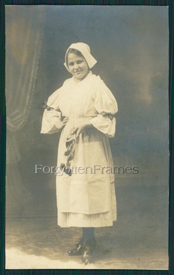 Foto hübsche Mädchen München Munich SWEET PIGTAIL GIRL Photo 1919