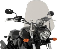 MEMPHIS SHADES MEP5729 Big Shot Windshield - 9" Headlight Cutout - Solar