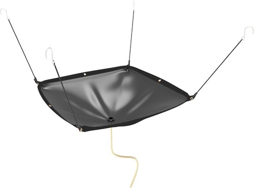 10'x10' Black Heavy-Duty Roof Leak Diverter - Fast & Easy Installation Tarp - Picture 5 of 9