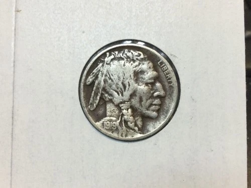 1919 buffalo nickel in extra fine