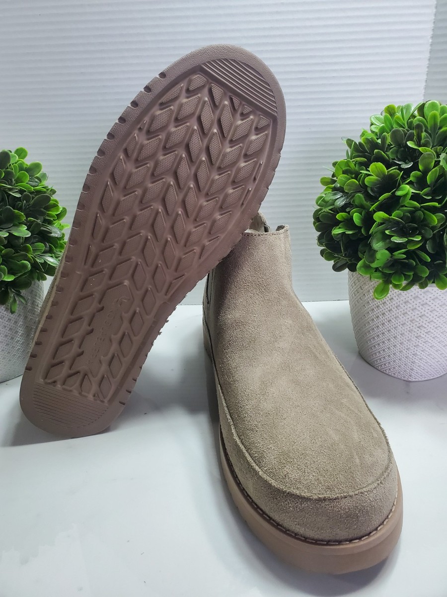 Koolaburra By Ugg Easson Suede Fur Chelsea Boots Dune Men display picture 3