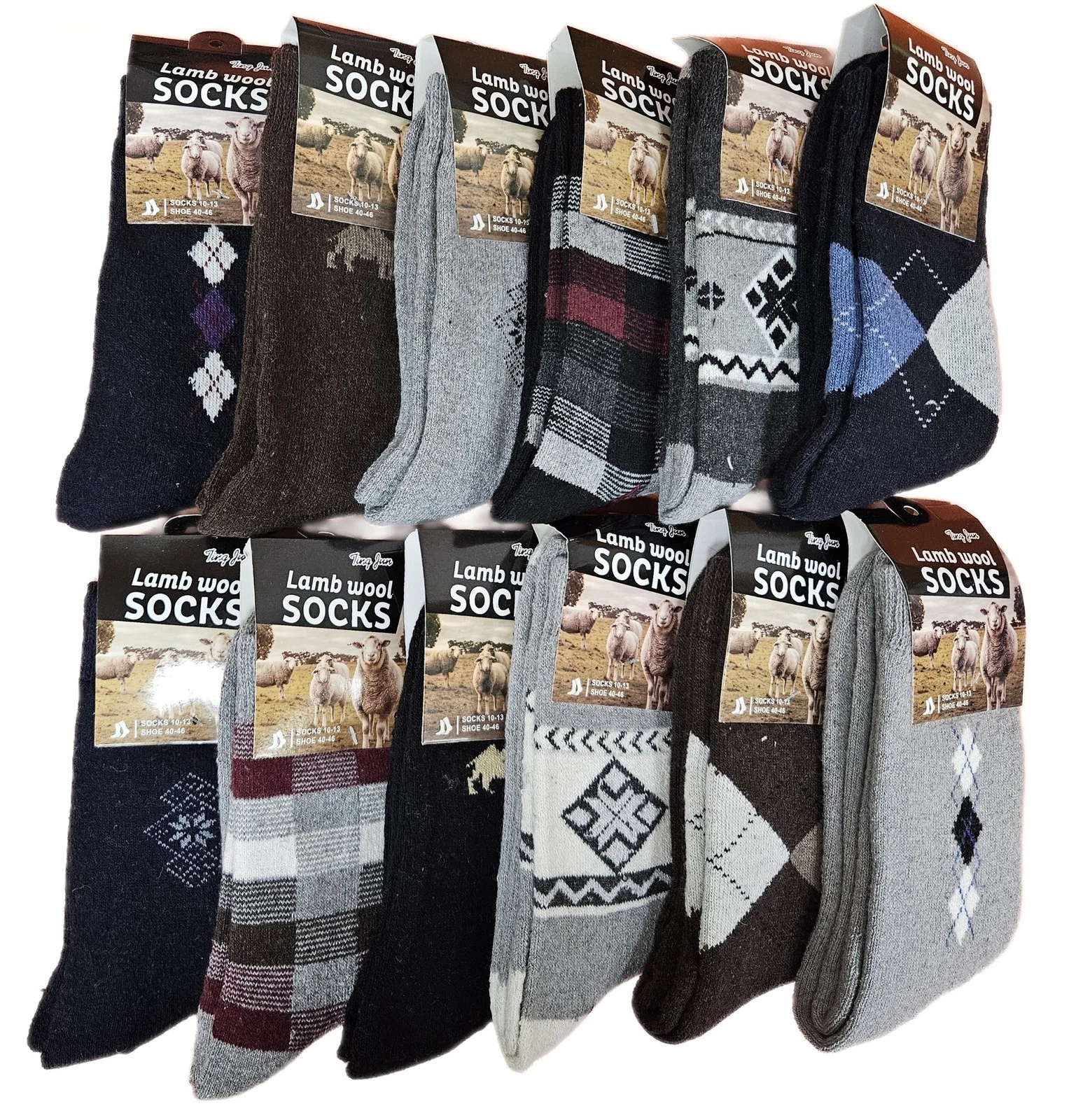 Men Lamb Wool Socks, 12 Pack – Thick Warm Winter Cold Weather Thermal Crew Socks
Opens in a new wind