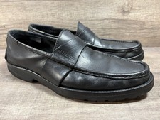 Gucci Loafers Black Leather Shoes Mens Size 10.5 Read Description