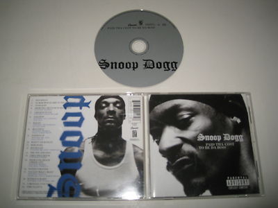 SNOOP DOGG/PAID THA COST TO BE DA BOSS(PRIORITY 7243 5 39157 2 8) CD ALBUM
