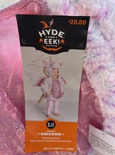Baby Unicorn Theme Costume Hyde and Eek 6-12 months Unicorn Halloween