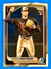 2024 Bowman Chrome Baseball Base Jordan Westburg RC #17 Baltimore Orioles