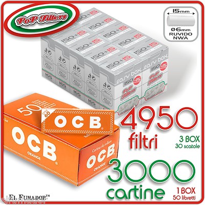 Cartine OCB VERDI CORTE N°8 angoli tagliati 10 pz