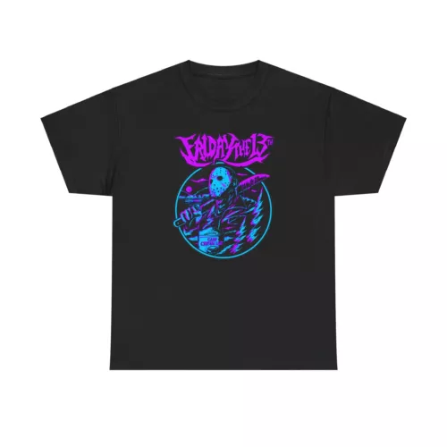 Friday the 13th Shirt Retro Jason Voorhees Horror Movie Tee Halloween Gift