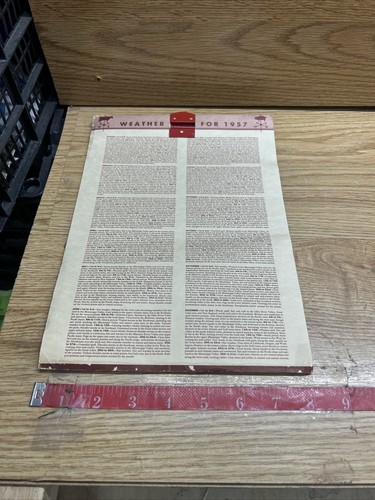 Original 1957 Calendar by Southwestern Bell Telephone Company Unused With Pencil - Picture 11 of 12