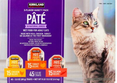 Kirkland Cat Food Pate - 28 Individual Trays (see Description)