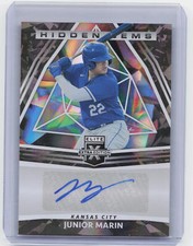 2022 Panini Elite Extra Edition #HG-JM Junior Marin Hidden Gems Signatures Black