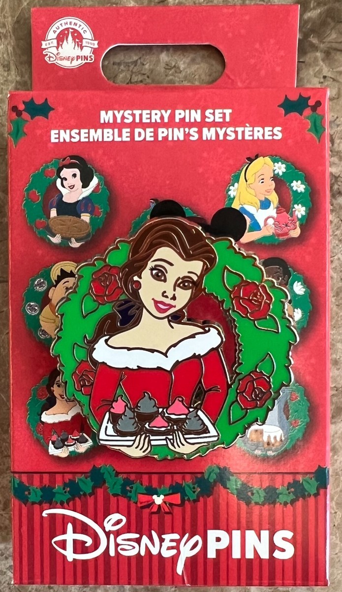 2024 Disney Holiday Wreaths Mystery Belle Christmas Wreath Pin | eBay