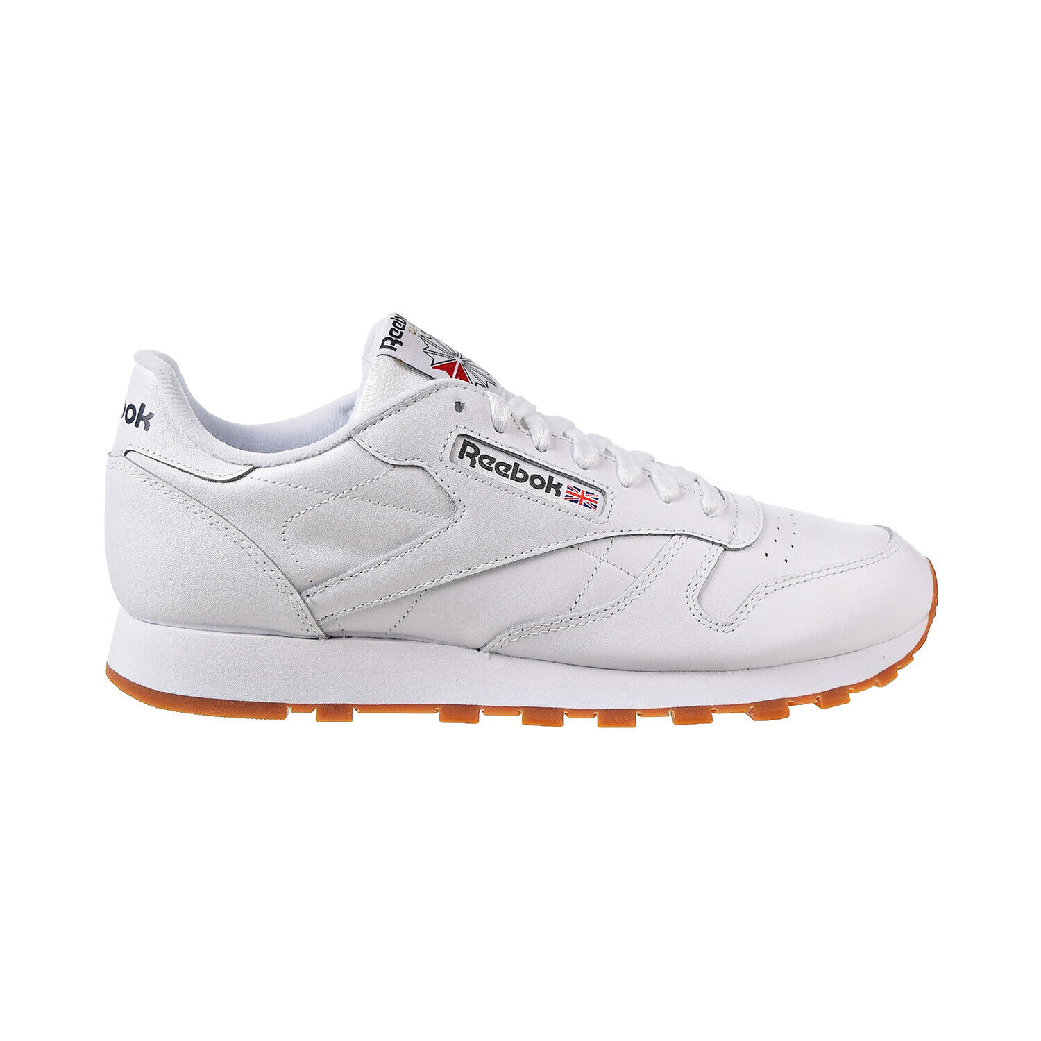 reebok classic leather trainers in white 49799