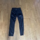 Women’s RARE Lululemon Black On Black Logo Leggings Size 2 length 23 Inch — photo 4