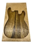 Black Limba Body Blank Single Piece Unplaned 21x 14x 2 Planed 21x 14x 1-3/4