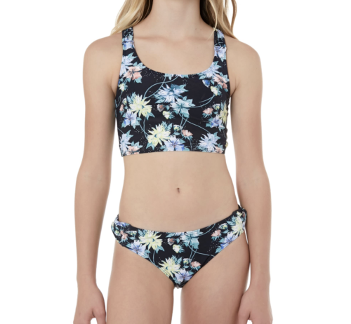 O'Neill Dahlia Two Piece Tankini Swimsuit Set L66152 Girl's Size