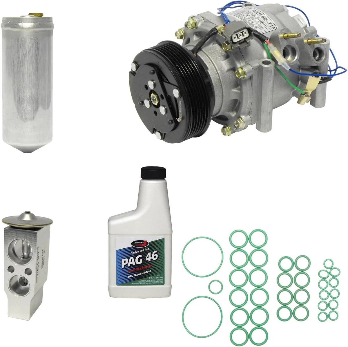 2002 2003 2004 2005 Honda Civic SI A C AC Compressor Kit NEW