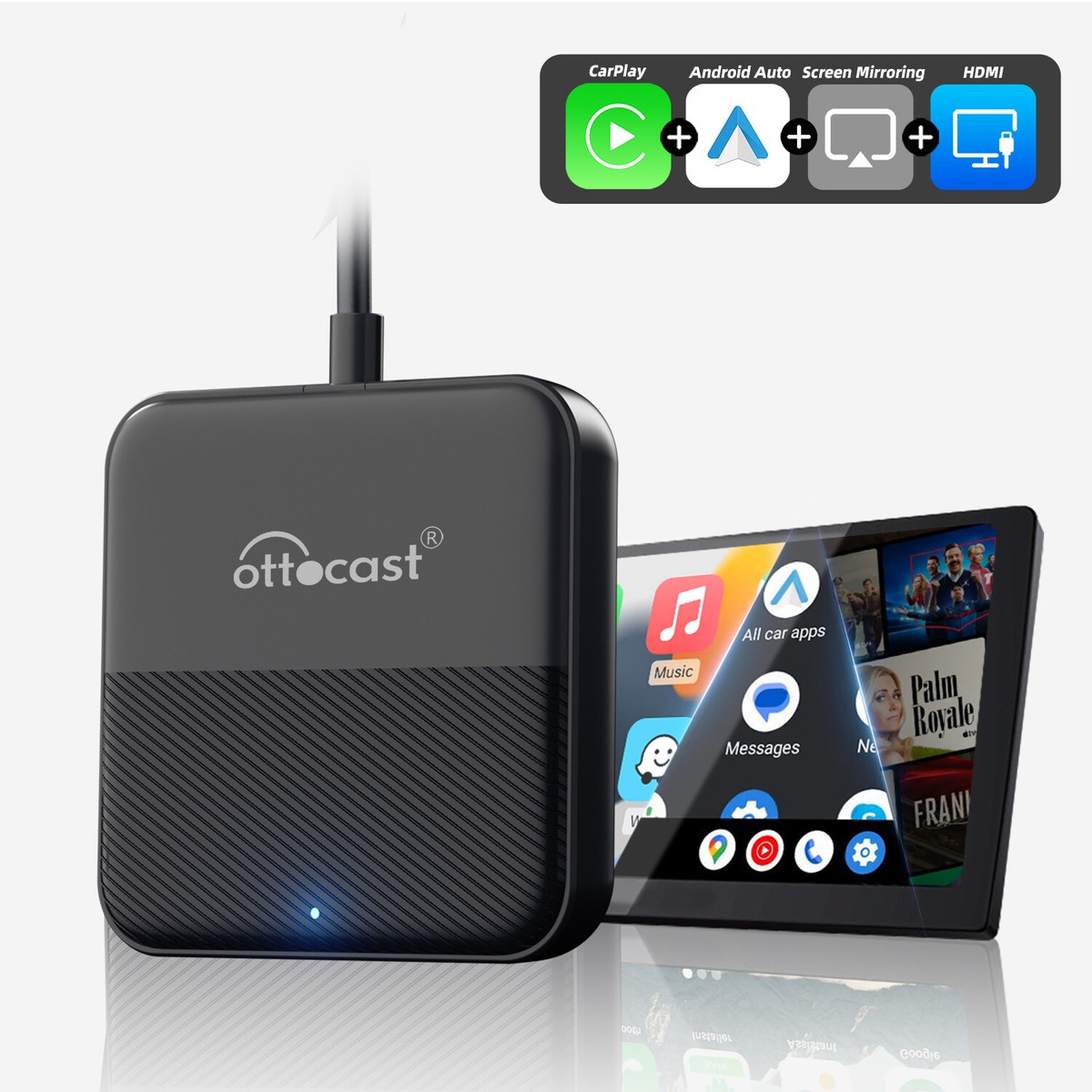 Phone Screen Mirroring Car Car TV Mate Max - Wireless CarPlay/Android ...