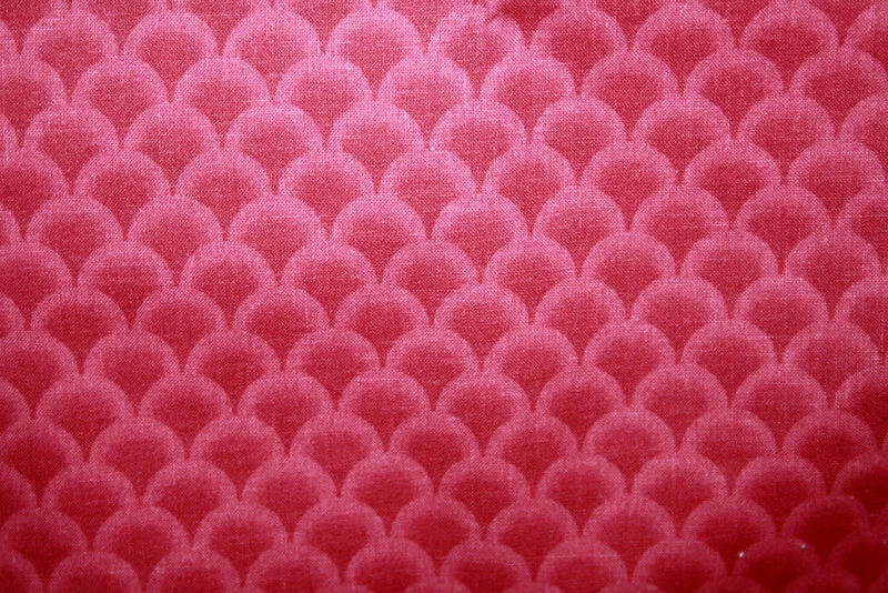 CLAMSHELL EN ROJO Y ROSA DE RESORTES - TELA 100% ALGODÓN Foto 2 de 3