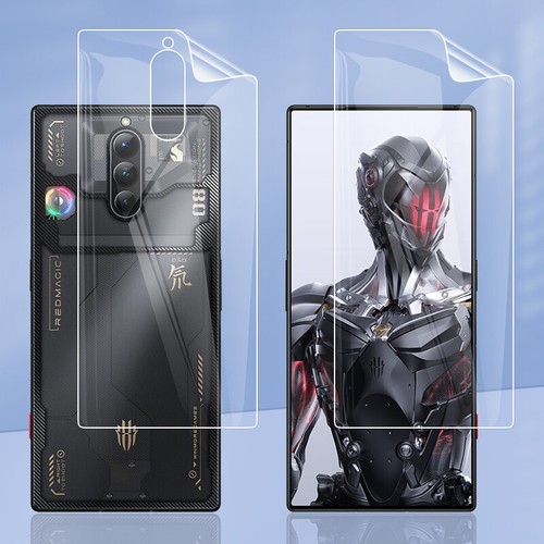 For Nubia Red Magic 8 Pro+ Back Front Soft Hydrogel Film Full Screen Protector - 第 1/9 張圖片