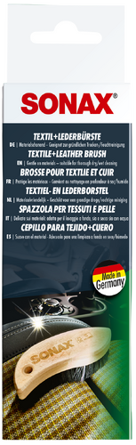 Ergonomische Reinigungsbürste Polsterreinigung SONAX Textil- & LederBürste - Afbeelding 1 van 1