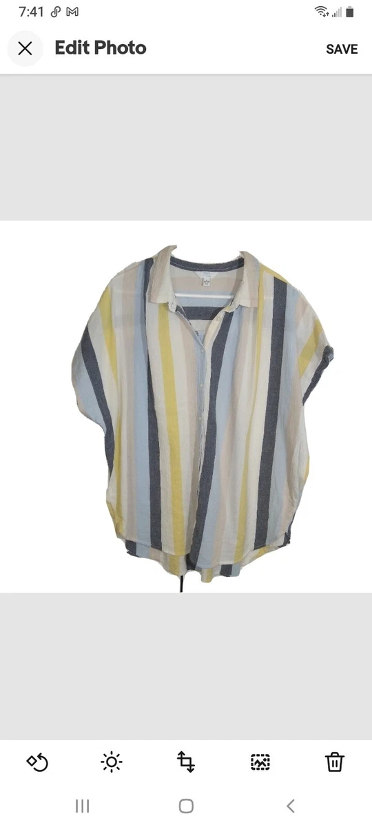 time and tru striped shirt